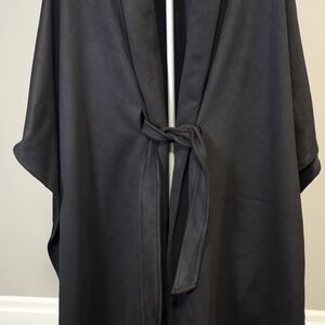 NWOT Elegant Black Women's Ponch